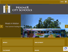 Tablet Screenshot of hoovercityschools.net